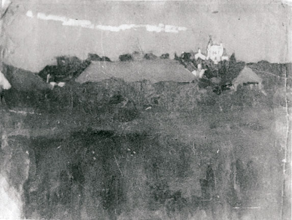 Н.К.Рерих. Окраина села. 1890–1900-е