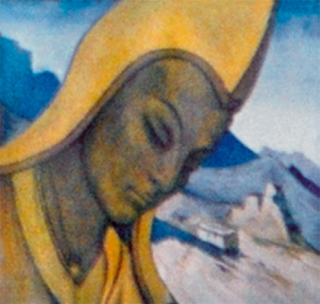 Н.К.Рерих. Молодой лама в горах. 1927–1930 (?)