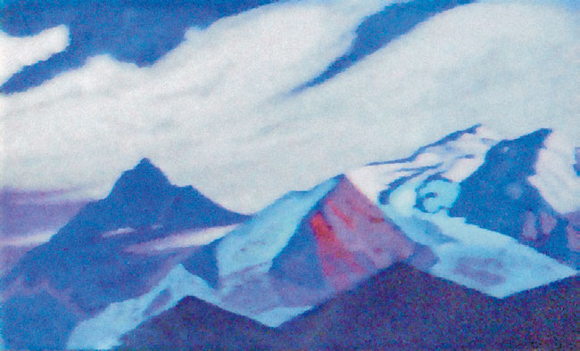 Н.К.Рерих. Гималаи [Снежные вершины]. 1937