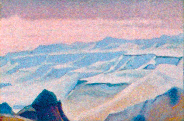 Н.К.Рерих. Белая пустыня. 1940