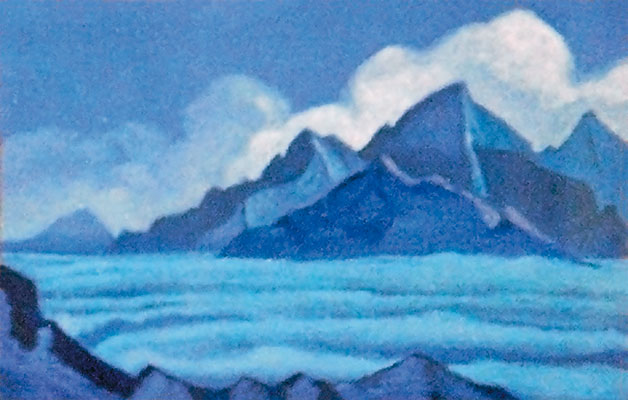 Н.К.Рерих. Гималаи [Облако над вершинами]. 1941