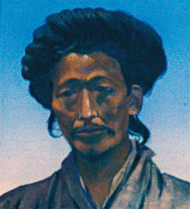 С.Н.Рерих. Мужской портрет. 1930-е