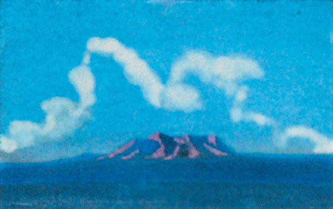 С.Н.Рерих. Гора и облака. 1930–1940-е