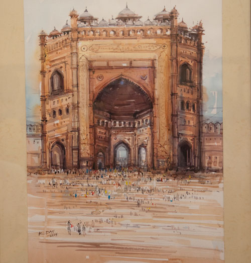 Выставка акварели «Архитектурные памятники Индии»