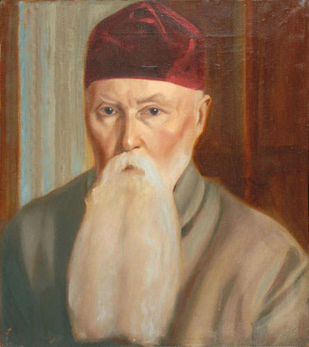 С.Н. Рерих. Портрет Н.К. Рериха. 1937(?)