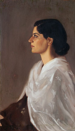 Картины С.Н.Рериха: Портрет госпожи Асгари М.Кадир; из каталога картин Музея имени Н.К.Рериха