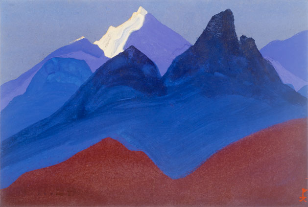 Н.К. Рерих. Гималаи [Ночь позади]. 1941