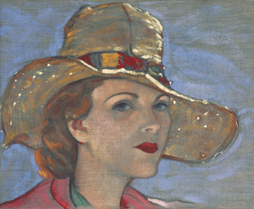 Картины С.Н.Рериха: Портрет госпожи Кэтрин Кэмпбелл; из каталога картин Музея имени Н.К.Рериха