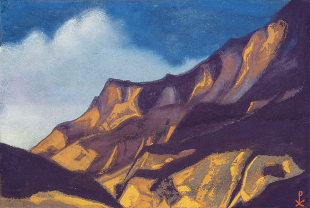 Н.К. Рерих. Кулута [Желто-лиловые горы]. 1944