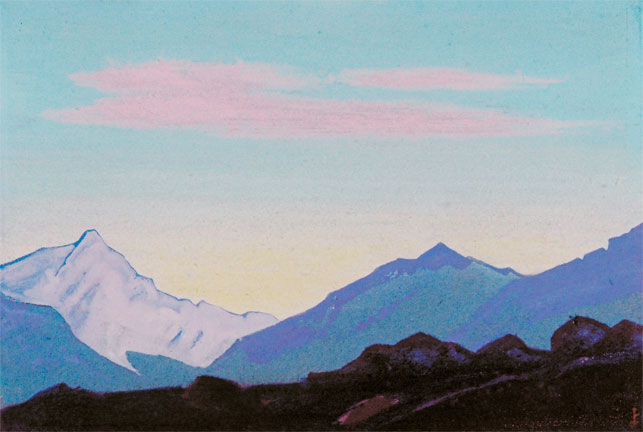 Н.К.Рерих. Гималаи [Восход]. 1938 