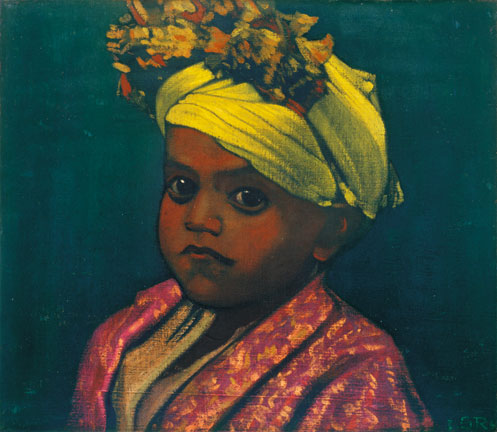 С.Н. Рерих. Портрет мальчика в чалме. 1936