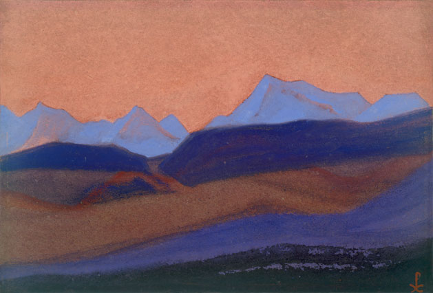 Н.К. Рерих. Граница Тибета [Созвучия гор]. 1945