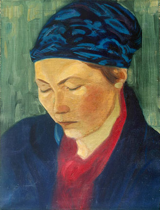 С.Н. Рерих. Портрет Людмилы Богдановой. 1934