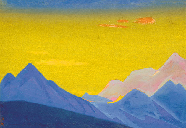Н.К. Рерих. Гималаи [Видение синих пиков]. 1938