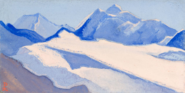 Н.К. Рерих. Гималаи [Снежный путь]. 1944