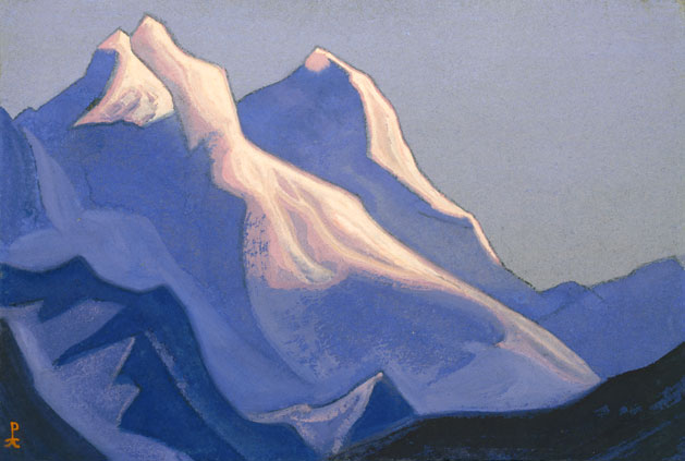 Н.К. Рерих. Гималаи [Розовые снега]. 1943