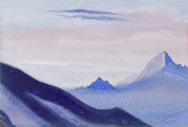 Н.К. Рерих. Гималаи [Синяя мгла горных далей]. 1943