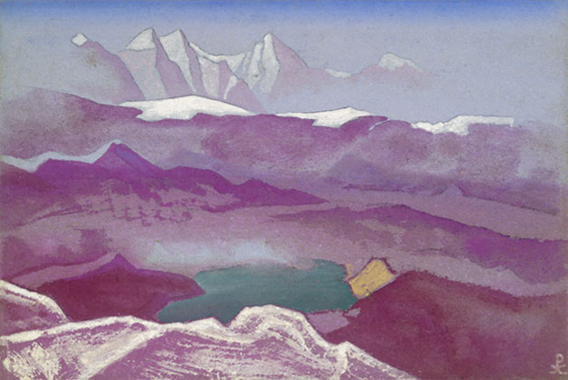 Н.К. Рерих. Корайдо [Видение горных снегов]. 1937