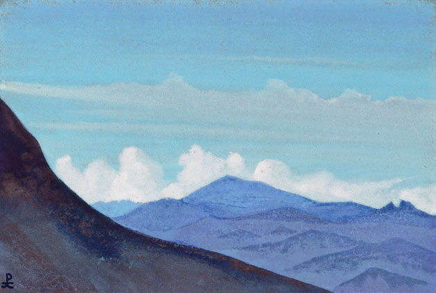 Н.К. Рерих. Гималаи [Клубятся облака]. 1937