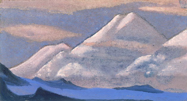 Н.К. Рерих. Гималаи [Снежные пирамиды]. 1946