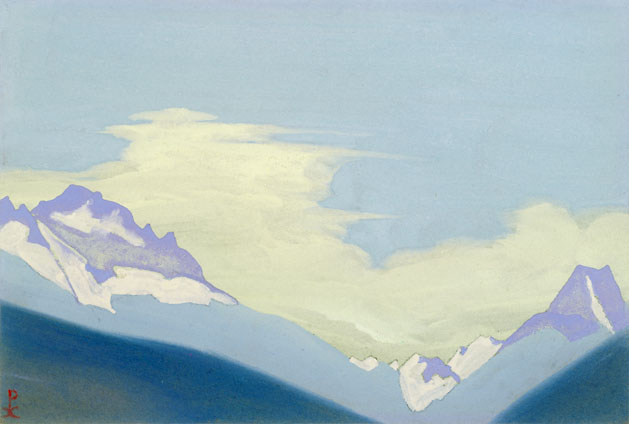 Н.К. Рерих. Гималаи [Высокий перевал]. 1938
