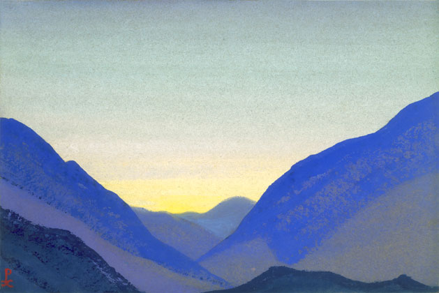 Н.К. Рерих. Гималаи [Синие склоны]. 1937