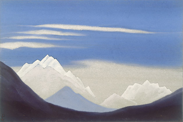 Н.К. Рерих. Гималаи [Канченджанга от Гангтока]. 1939