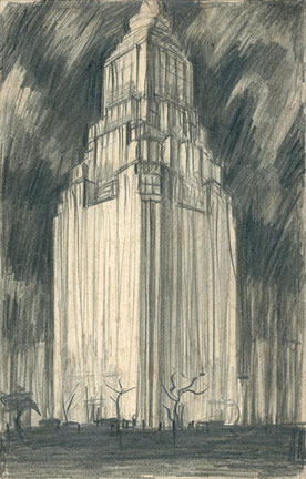 Здание Музея Рериха в Нью-Йорке.  1929 (?)