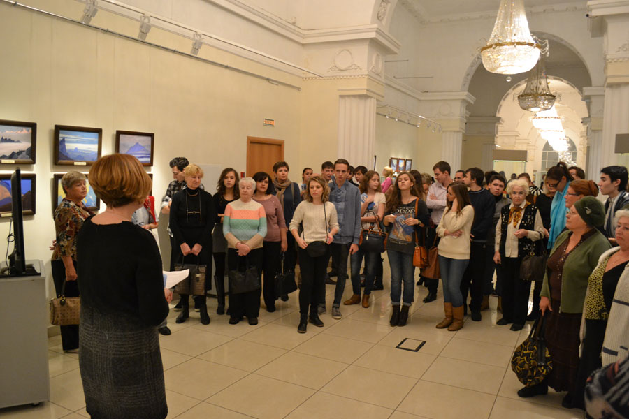 Открытие выставки картин Н.К.Рериха в Челябинском музее изобразительных искусств