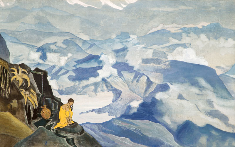 Картина Н.К.Рериха "Капли жизни"(1924)  - одна из любимых у И.А. Ефремова