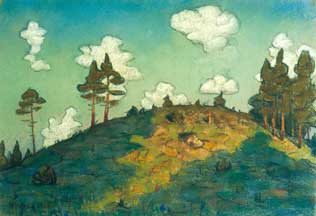 Н.К.Рерих. Холм (Могильный курган). 1909