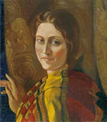 С.Н.Рерих. Портрет И.Богдановой. 1937