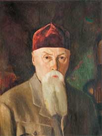 С.Н.Рерих. Портрет Н.К.Рериха. 1940-е
