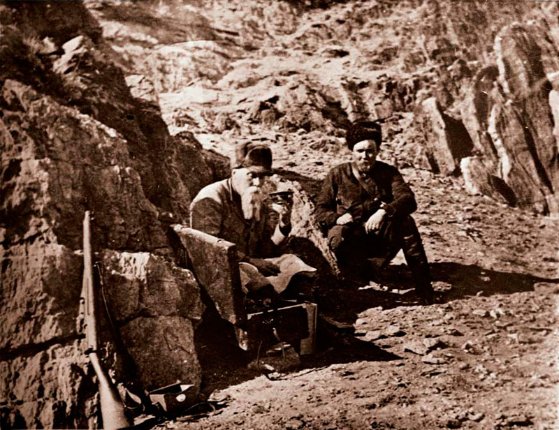 Николай Константинович и Юрий Николаевич Рерихи в Маньчжурской экспедиции. 1934–1935