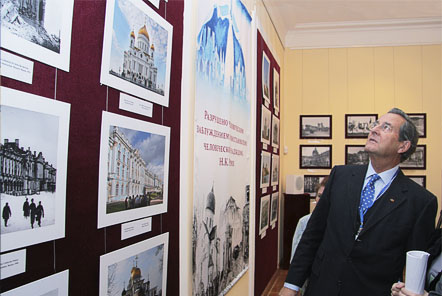 Александр Сайн-Виттгенштейн, Вице-президент Всеевропейской Ассоциации по сохранению культурного наследия Europa Nostra на выставке "75 лет Пакту Рериха"