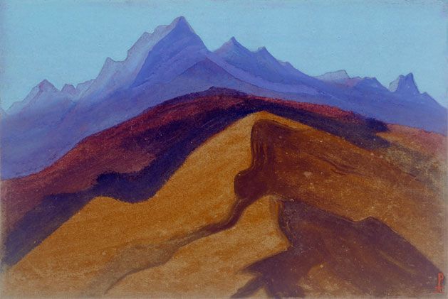 Н.К. Рерих. Гималаи [Дальние вершины]. 1939