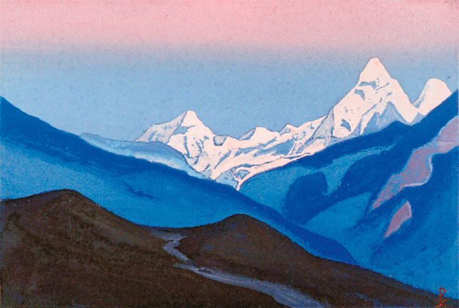 Н.К.Рерих. Гималаи [Сияющие вершины]. 1942