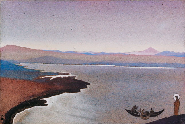Н.К.Рерих. Генисаретский лов. Эскиз. 1935–1936