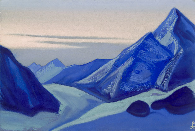 Н.К. Рерих. Гималаи [Пирамиды синих гор]. 1941