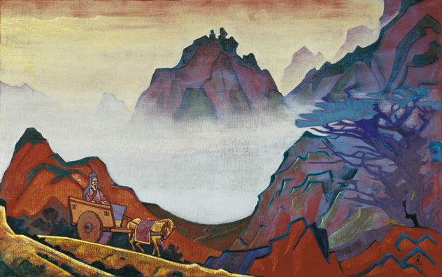 Конфуций Справедливый. Из серии «Знамена Востока». 1925
