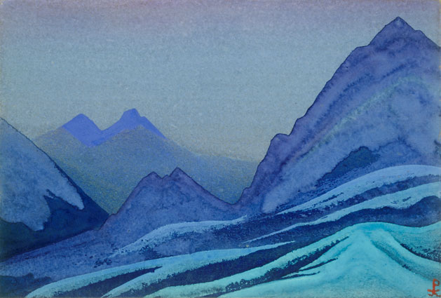 Н.К. Рерих. Гималаи [Ночь в горах]. 1938
