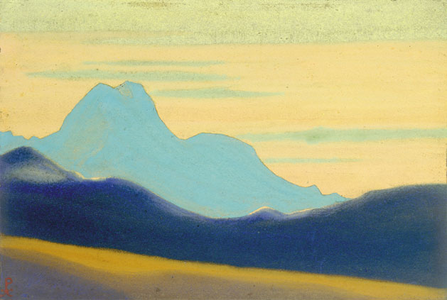 Н.К. Рерих. Гималаи [Голубой силуэт]. 1938