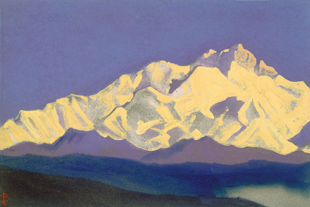 Н.К. Рерих. Гималаи [Разломы снегов]. 1938