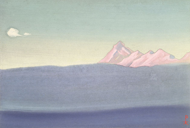 Н.К. Рерих. Гималаи [Предрассветный туман]. 1944