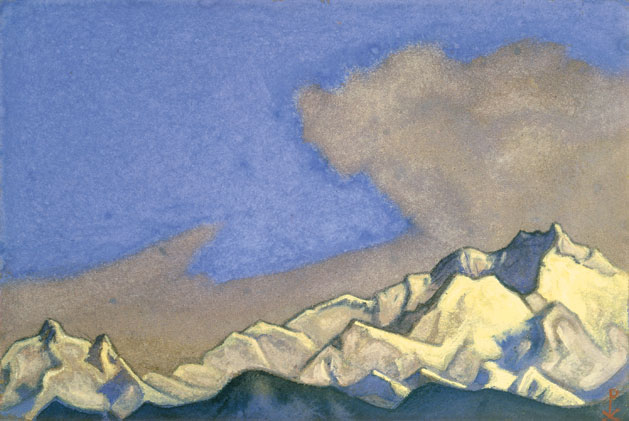 Н.К. Рерих. Гималаи [Снежный хребет]. 1946