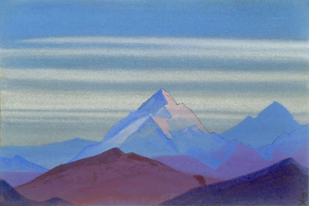 Н.К. Рерих. Гималаи [Предрассветная мгла]. 1938