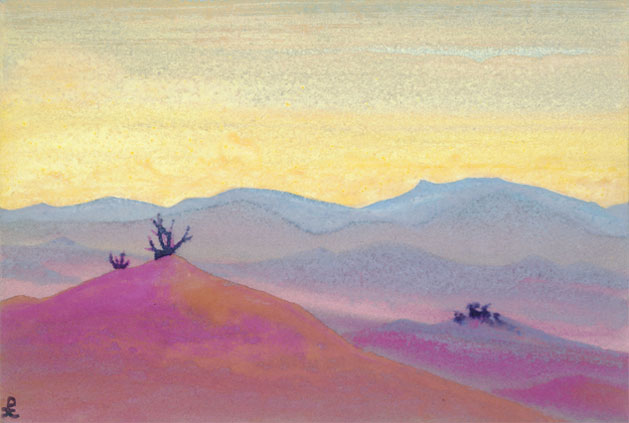 Н.К. Рерих. Пустыня. 1937