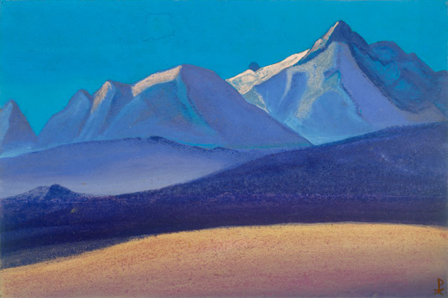Н.К. Рерих. Гималаи [Перед закатом]. 1938