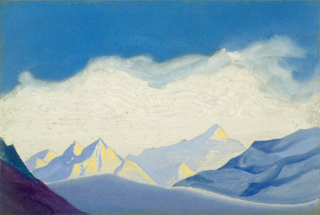 Н.К. Рерих. Гималаи [Под облаками]. 1942