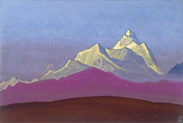 Н.К. Рерих. Гималаи [Горное разноцветье]. 1938